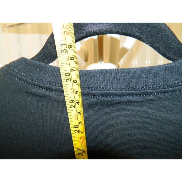 Peanuts Snoopy Black Graphic T-Shirt X-Large 100% Cotton Cherry Blossom Design - Picture 6 of 8